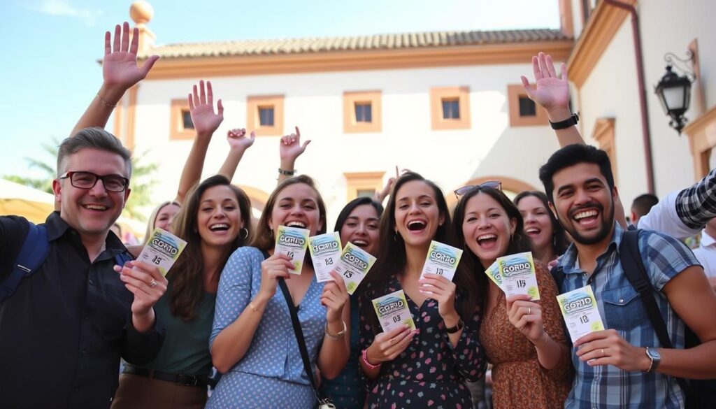 Tippgemeinschaft feiert Gewinn bei der El Gordo Sommerlotterie